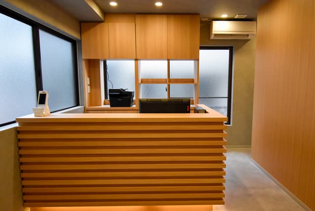 「荏原町駅前メンタルクリニック」受付