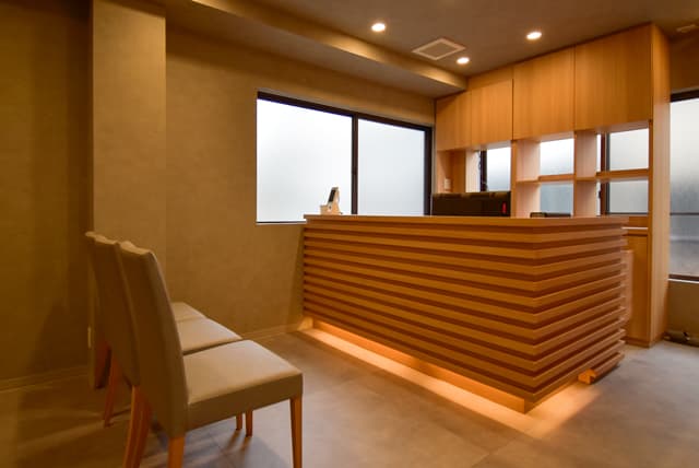 「荏原町駅前メンタルクリニック」受付